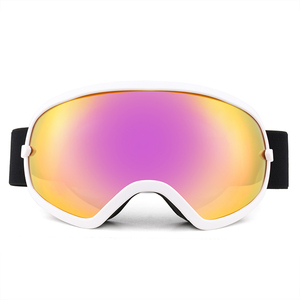 משקפי סקי סיטונאיים נגד אדים עם עדשות מראה כדוריות, משקפי סנובורד, משקפי ספורט שלג, משקפי סקי לנשים - Product Image 1