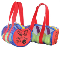 Sac de courses pliable en nylon, sac fourre-tout réutilisable, sac en filet léger pour la plage, les voyages et les activités de plein air