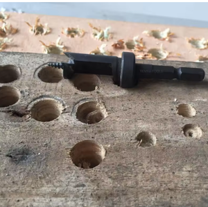 Mushroom Hex Shank <b>Drill</b> Auger <b>Bit</b> With Stop Collar Single Spur and Cutting-Edge Wood <b>Drill</b> <b>Bit</b> for Mushroom Mushroom - Product Image 3