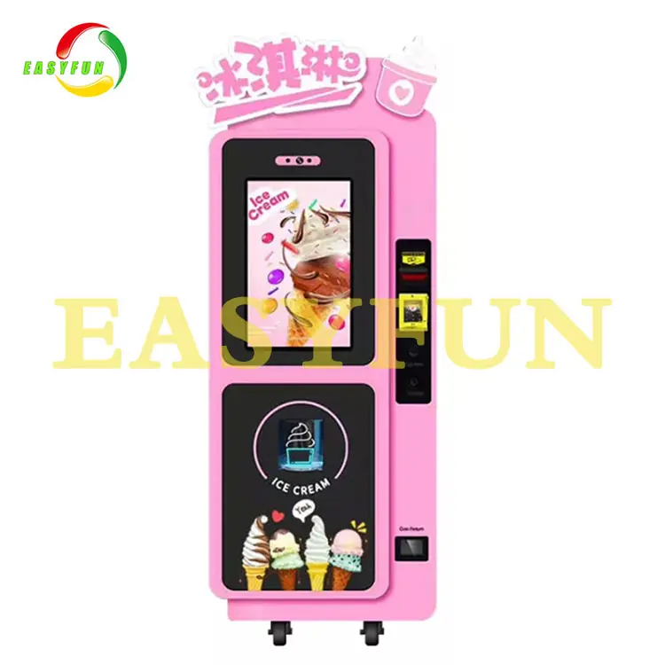 Monnayeur automatique distributeur automatique de crème glacée molle
