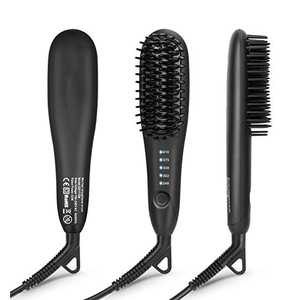 Cepillo <span class=keywords><strong>alisador</strong></span> <span class=keywords><strong>de</strong></span> <span class=keywords><strong>pelo</strong></span> eléctrico, plancha <span class=keywords><strong>de</strong></span> <span class=keywords><strong>pelo</strong></span> <span class=keywords><strong>permanente</strong></span> <span class=keywords><strong>de</strong></span> hierro plano, peine, <span class=keywords><strong>alisador</strong></span> <span class=keywords><strong>de</strong></span> barba, gran oferta - Product Image 1