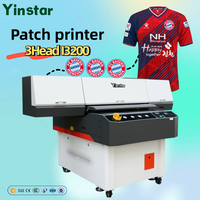 Yinstar personnalisé TPU Patch imprimante UV Dtf 3d Texture broderie imprimante logo Badge impression 9060 flabed impression 3 tête I3200