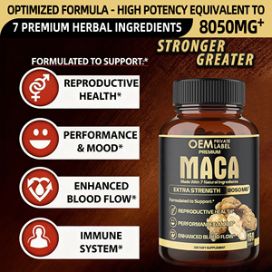 แคปซูลรากมาคาคุณภาพสูง เม็ดมาคา ผงสกัดมาคา อาหารเสริมสมุนไพรสำหรับผู้ชายและผู้หญิง - Product Image 5