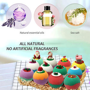 Bombas de Baño Efervescentes para Niños, Hechas a Mano, Orgánicas, Naturales, de Lujo, con Aceites Esenciales Hidratantes, Marca Privada - Product Image 5