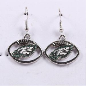 Envío rápido Fútbol americano Houston Texans Dangler Pendientes Colores Joyería Equipo de fútbol Juego Día Pendiente Estilo <span class=keywords><strong>2</strong></span> - Product Image 5