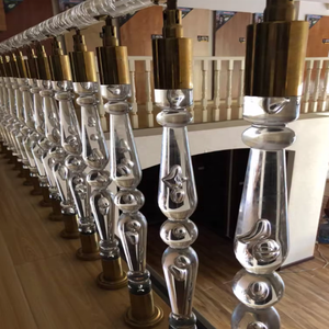Fournisseurs de premier rang Décoration de la maison Balustrades en cristal moderne Rampe acrylique <span class=keywords><strong>transparente</strong></span> d'<span class=keywords><strong>escalier</strong></span> en PVC - Product Image 4