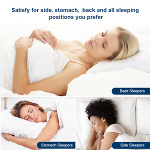 <span class=keywords><strong>Almohada</strong></span> de <span class=keywords><strong>Aloe</strong></span> Vera súper suave de alta calidad Yatone para dormir en la espalda para soporte del cuello - Product Image 5