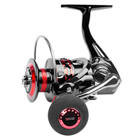 Reel Pancing Air Laut Logam 8kg Drag Metal Murah untuk Ikan Mas, Ikan Besar, Laut, Spinning Deukio, Reel Pancing Laut Dalam