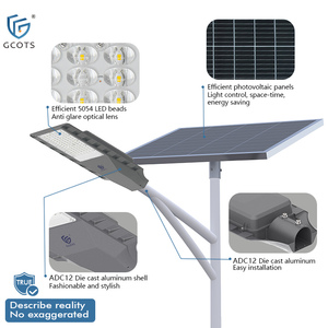 ไฟถนน LED พลังงานแสงอาทิตย์ กันน้ำกลางแจ้ง 10W15W25W40W80W ไฟถนนอลูมิเนียมประสิทธิภาพสูงสำหรับที่อยู่อาศัย/ถนนที่มีทิวทัศน์สวยงาม - Product Image 3