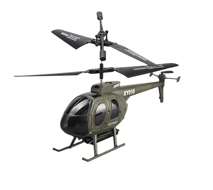 SY016 RC Mini-Hubschrauber-Drohne mit Kamera 4-Kanal-LED-Leuchten Altitude Hold Phone Control 2.4G Luft hubschrauber für Spielzeug geschenke