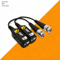 Balun vidéo 2MP 5MP 8MP, transmetteur sur paire torsadée 400M, connecteur vidéo BNC pour caméra, moniteur en plastique ABS, transmission efficace