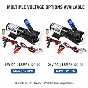 <span class=keywords><strong>Bomba</strong></span> de Aguas Residuales Eléctrica Portátil de 12 V/24 V y 12 GPM, <span class=keywords><strong>Bomba</strong></span> de Aguas Residuales para Inodoro de Autocaravana, para <span class=keywords><strong>Caravana</strong></span>, Embarcación, Autocaravana - Product Image 3
