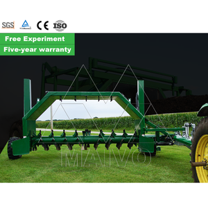 เครื่องจักรกลการเกษตร รถแทรกเตอร์โลโวล เครื่องหมุนปุ๋ยหมักแบบลากจูงด้วยมือ - Product Image 5