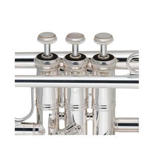 Trompette Professionnelle SEASOUND Master Silver, Instrument en Laiton Tonalité Si♭, Pistons en Acier Inoxydable, Légère et Durable - Product Image 5