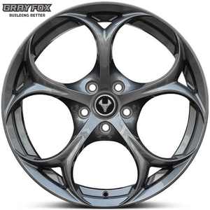 GRAYFOX Monobloc noir personnalisé 17-22 pouces 5X120/112/113.4 pour Alfa Romeo Giulia <span class=keywords><strong>Giulietta</strong></span> 2012 Gta Jantes forgées en alliage - Product Image 3
