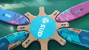 E SUP Plate-forme <span class=keywords><strong>gonflable</strong></span> SUP Dock Stand Up <span class=keywords><strong>gonflable</strong></span> double couche pont de yoga extérieur <span class=keywords><strong>Paddle</strong></span> Board Island - Product Image 3