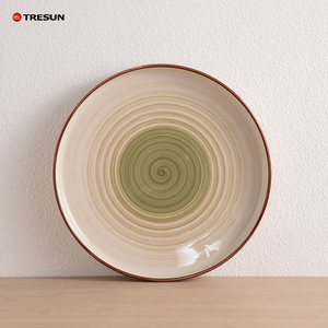 TRESUN china factory <b>cheap</b> oem price premium quality microwave dishwasher safe handpainted ceramic stoneware dinnerware <b>set</b> - Product Image 3