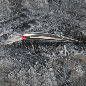 Electroplated Silver Longmouth Minnow Pencil Lure 16cm 19g <b>Floating</b> Midwater Bait For Sea Bass Freshwater Saltwater <b>Fishing</b> - Product Image 1