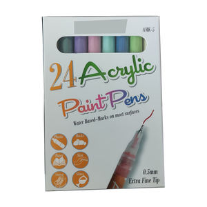 Fournitures artistiques, peinture acrylique imperméable, marqueur de peinture artistique, stylos DIY pour étudiants - Product Image 1