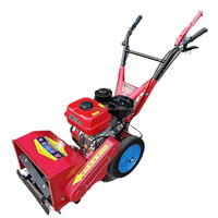 Motoculteur à chenilles double de 9 CV (177F) à moteur essence pour ferme agricole