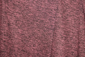 ผ้าเจอร์ซีย์ถักลายเฮเธอร์สีไวน์ สำหรับชุดกีฬา ระบายเหงื่อได้ดี ผลิตจากโพลีเอสเตอร์ 100% ขนาด 60 นิ้ว - Product Image 3