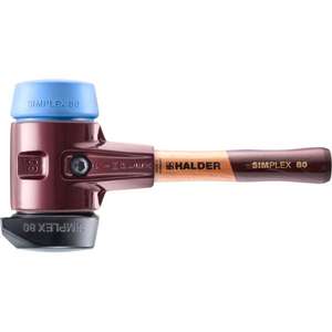 HALDER - 3012.282 SIMPLEX mazos de cara blanda-Composición de caucho con ''Stand-Up''/TPE-blando con carcasa de hierro fundido y de alta calidad - Product Image 1