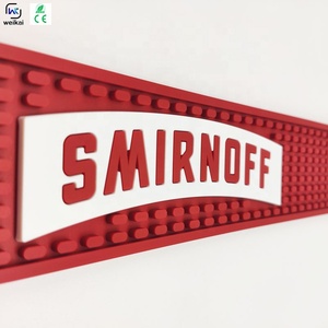 PVC Soft <strong>Bar</strong> <strong>Mat</strong> Rubber Logo Customized Manufacturer Production Barber <strong>Mats</strong> - Product Image 2