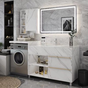 Saving Space Furniture Apartment Washing Machine Laundry Sink Bathroom Cabinet Vanity - Product Image 5