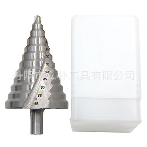 6-60mm <b>Step</b> <b>Drill</b> Bit Metric Spiral Triangular Shank Hex Steel Drilling Tool - Product Image 3