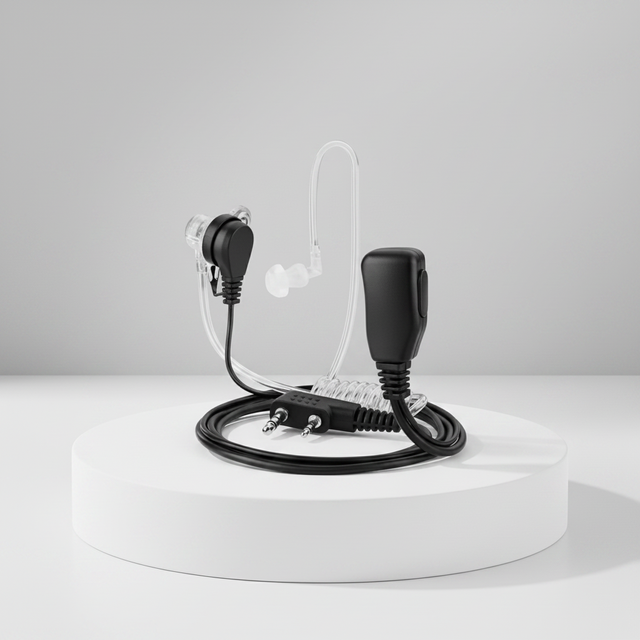 Walkie Talkie Headset air Acoustic Tube Earpiece Mic Two Way Radio Earphone Accessories Type-C K Head M Head air Duct Headphones