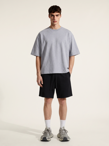 <span class=keywords><strong>Camiseta</strong></span> de Hombre con Logotipo Personalizado OEM, 230 g/m², Algodón Peinado, Corte Cuadrado, Hombros Caídos, Cuello Acanalado, Impresión DTG - Product Image 4