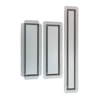 Grille d'aération plate encastrée en métal pour cloisons sèches, pour le refroidissement des centres de données