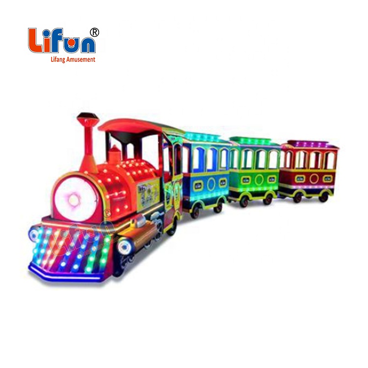 Nhà Máy Bán Buôn Battery Operated Big Theme Park Train Rides Thiết Bị Ngoài Trời Và Trong Nhà Công Viên Giải Trí Rides Để Bán