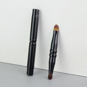 Brocha de Maquillaje Profesional de Pelo Sintético con Mango de Plástico, de Doble Punta, para Difuminar Sombras de Ojos, Corrector y Cejas - Product Image 6