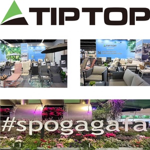 เก้าอี้สแตนเลสแบบซ้อนได้พร้อมผ้าเท็กซ์ไทล์ เก้าอี้กลางแจ้ง เก้าอี้สวน - Product Image 3