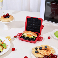 Presse-Panini Double Face Rapide à Chauffer et Cuire, en Silicone, Plateau de Cuisson pour Mini-Sandwichs, Utilisation au Four à Micro-ondes, Grille-Pain à Panini pour Petit-Déjeuner