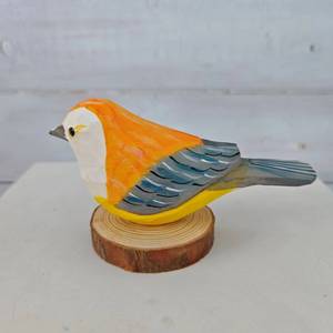 El yapımı ahşap oyma kuş dekor süs küçük ev dekor kuş heykeli raf dekor el-boyalı kuş figürleri mezuniyet için - Product Image 5