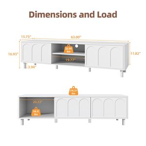 Meuble <span class=keywords><strong>TV</strong></span>, centre de divertissement, grand rangement, console multimédia pour salon, portes coulissantes, étagères réglables, bois moderne - Product Image 6