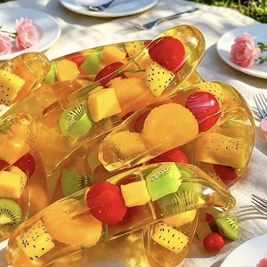 Transparent Fruit Gummy Toy Jelly <b>Fidget</b> Toy Candy Shape Stress Relief Novelty Gift - Product Image 2