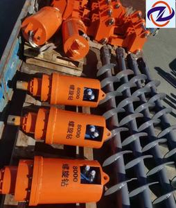 Auger khoan đất đất đá Máy khoan máy xúc tập tin đính kèm cho 2 -- 4 tấn máy xúc OEM nhà máy đáng tin cậy Bền CE - Product Image 2
