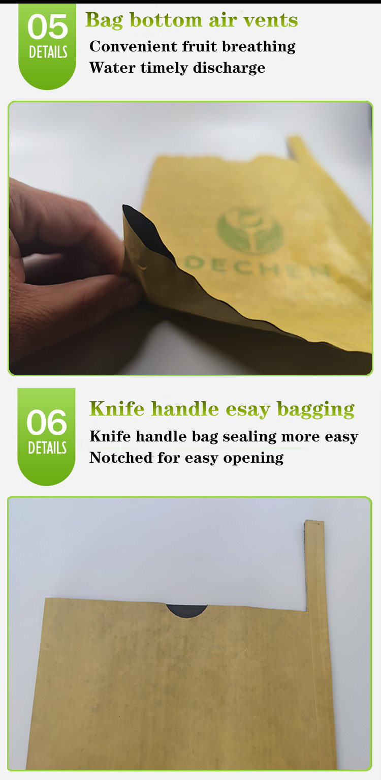 Protect Bags Kraft Fruit Growing Paper Bag For Mango