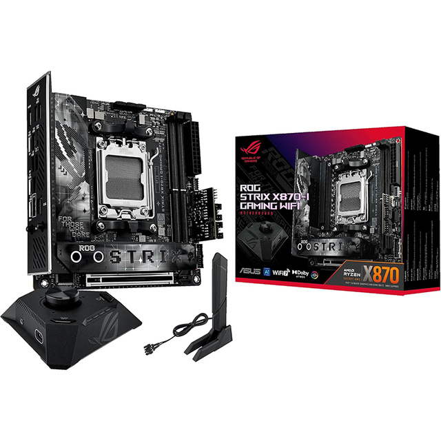 ROG STRIX X870I GAMING WIFI Supports AMD Ryzen 7000/8000/9000 Series ITX Motherboard up to 96GB 2*DDR5 Memory