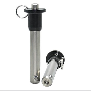 M5 M6 M8不锈钢按钮手柄自锁销，带环形弹簧加载球锁快速释放销 - Product Image 1