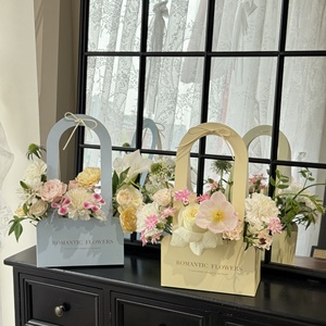 Caja <span class=keywords><strong>de</strong></span> Embalaje <span class=keywords><strong>para</strong></span> Ramo <span class=keywords><strong>de</strong></span> Flores con 38 Secciones, Color <span class=keywords><strong>Madera</strong></span>, <span class=keywords><strong>para</strong></span> el Día <span class=keywords><strong>de</strong></span> la Madre, con Bolsa <span class=keywords><strong>de</strong></span> Mano <span class=keywords><strong>de</strong></span> Cartón Blanco <span class=keywords><strong>para</strong></span> <span class=keywords><strong>Arreglos</strong></span> <span class=keywords><strong>Florales</strong></span> DIY - Product Image 2