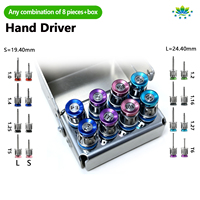 Kit de tournevis prothétiques pour implants dentaires en acier inoxydable, outil manuel universel pour la restauration d'abutments