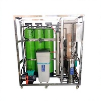 Équipement d'osmose inverse 500LPH |   Système d'eau pure commerciale avec pompe |   Machine de traitement de l'eau par osmose inverse