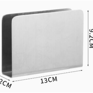 Porte-serviettes en papier vertical en métal créatif, porte-serviettes en acier inoxydable - Product Image 5