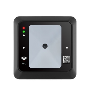 2024 multifunción RS485 USB Wiegand 1D 2D QR + NFC RFID 13,56 MHz lector de tarjetas con CE ISO IP65 QR RFID lector de tarjetas combinado - Product Image 1