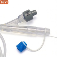 Cathéter urinaire vétérinaire Foley à double lumière en silicone radiopacte 8Fr avec ballonnet de rétention pour chien, chat, lapin – Soins post-opératoires
