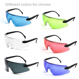 G031 نظارات أمان لعدسة النايلون الأزرق نظارات مضادة للخدش والضباب لحماية اللحام مادة إطار البولي كربونات - Product Image 4